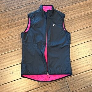 Pearl Izumi Black and Pink Reversible Insulated/Padded Vest